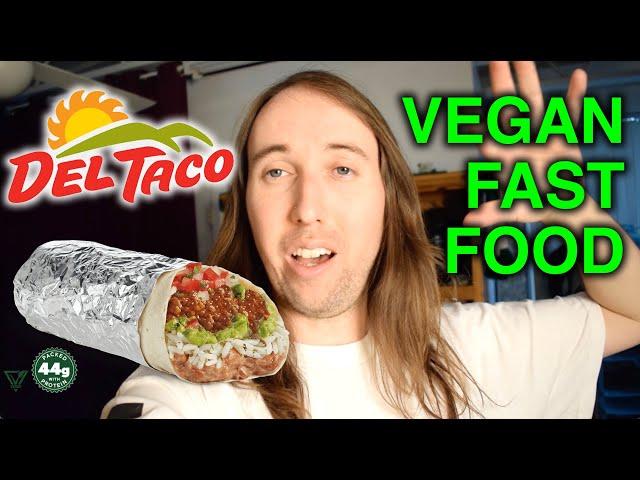 Vegan Del Taco Review! Epic Beyond Fresh Guacamole Burrito 2021 Fast Food