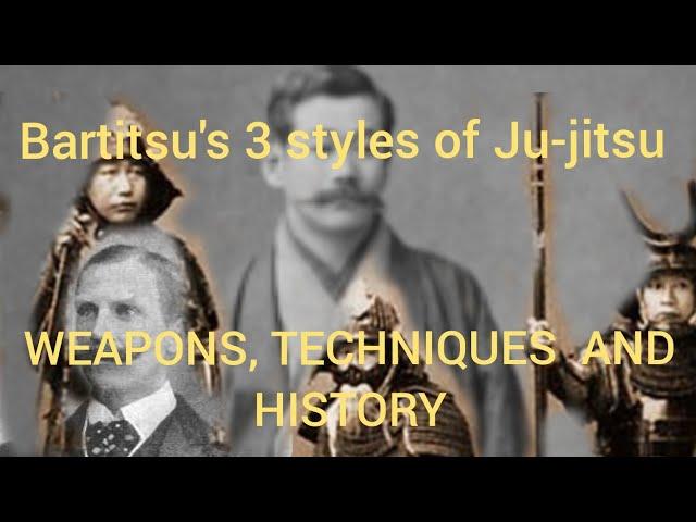 The 3 Jujitsu styles of Bartitsu. Victorian martial art. Weapons, techniques and history.
