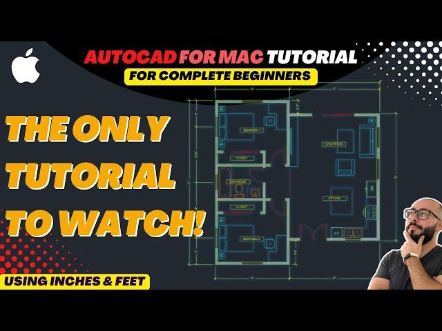 Autocad Mac - Complete Course For Beginners Using Inches & Feet - Autocad LT For Mac 2021