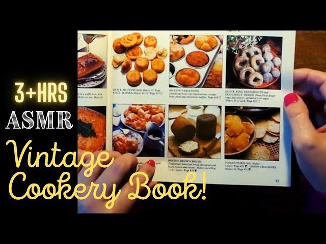 ASMR | 3+ Hrs of Vintage Recipe Book Whispered Reading - Page Turning Sounds and Coffee Time!