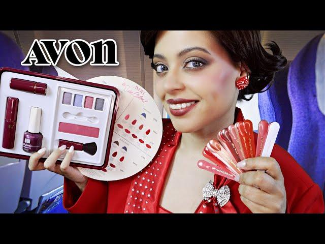 ASMR| 80s AVON Rep on the Airplane Gives You a Consultation and Makeover RP (PERSONAL ATTENTION)