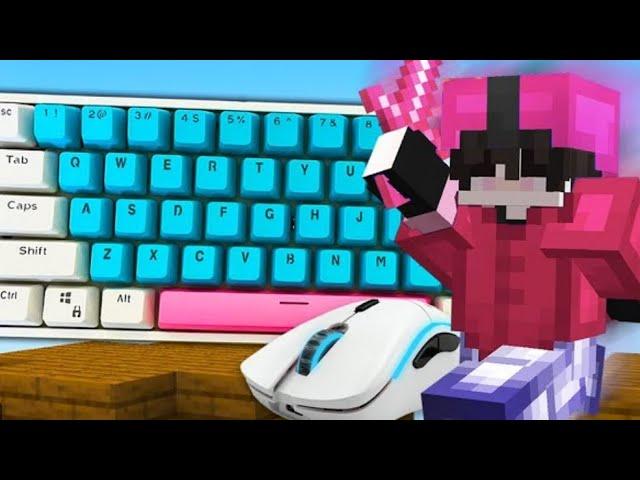 Thockey keyboard+mouse sound asmr|Hypixel bedwars