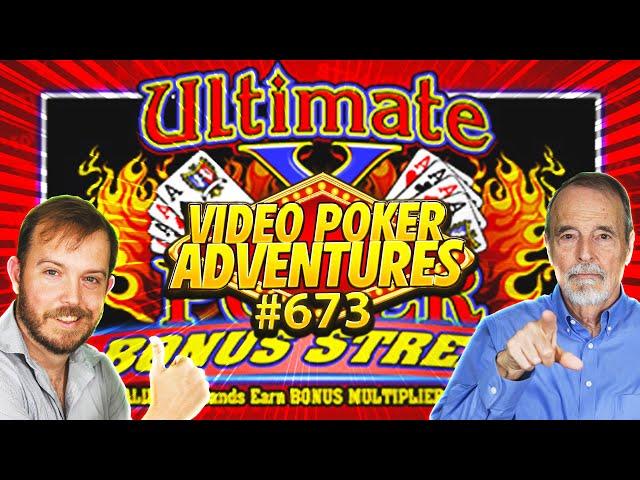 Winning Day on Ultimate X Bonus Streak Video Poker!