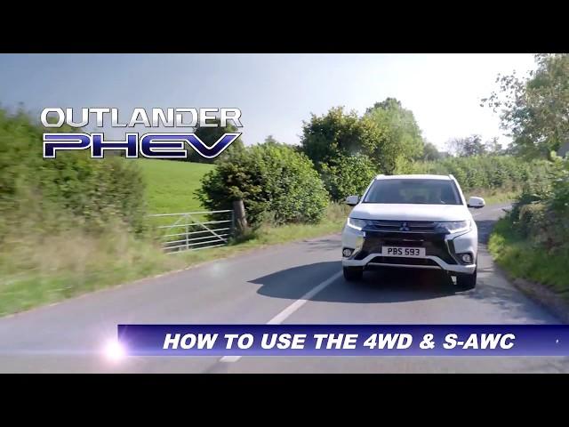 HOW TO USE THE 4WD LOCK & S AWC