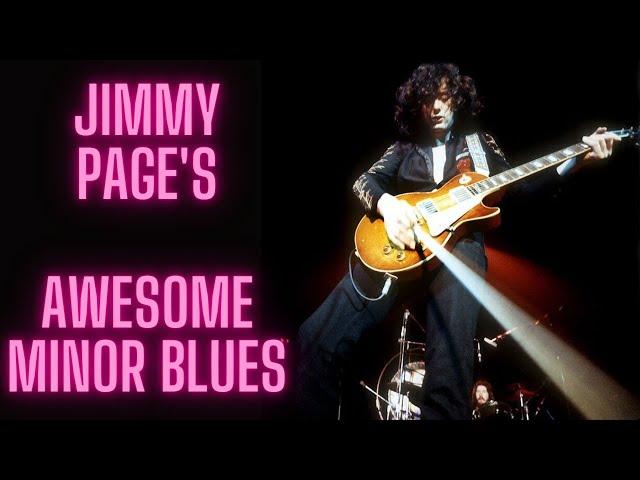 Jimmy Page's Awesome Minor Blues