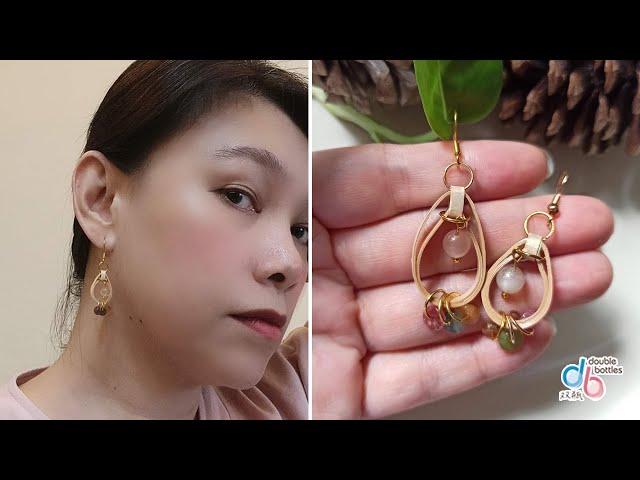 衍紙/捲紙手作－紙珠寶設計-永恆的富足 How to make paper earrings / paper jewelry design