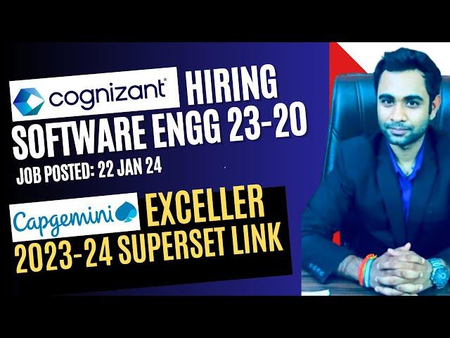 Cognizant Latest Off-campus Hiring| Capgemini Exceller 2023-2024