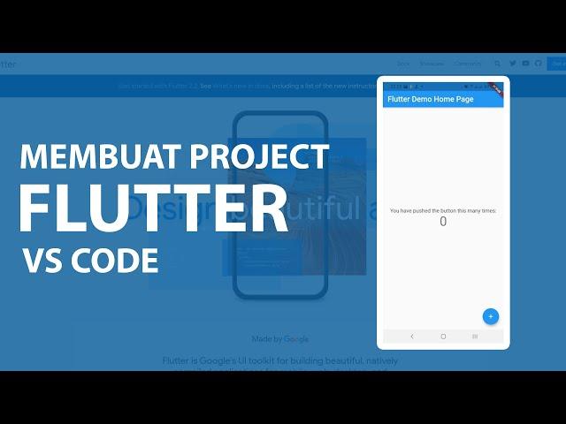 Cara Membuat Project Baru Flutter dan Menjalankannya di Emulator Tanpa Android Studio