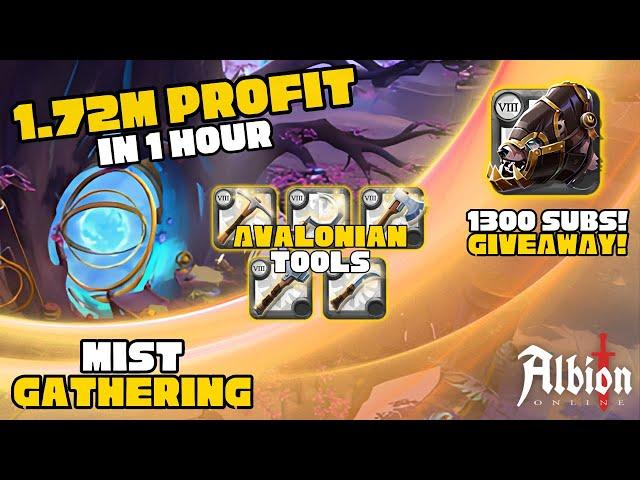 Mist Gathering with Avalonian Tools to earn Silver! | Albion Online