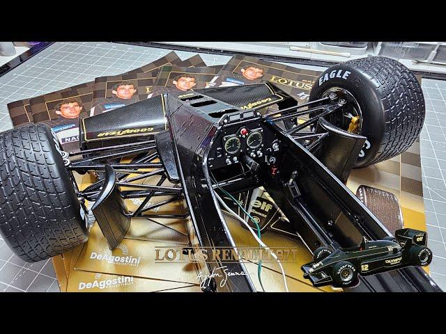 Build the Ayrton Senna Lotus Renault 97T F1 Car 1:8 Scale - Pack 5 - Stage 17-21