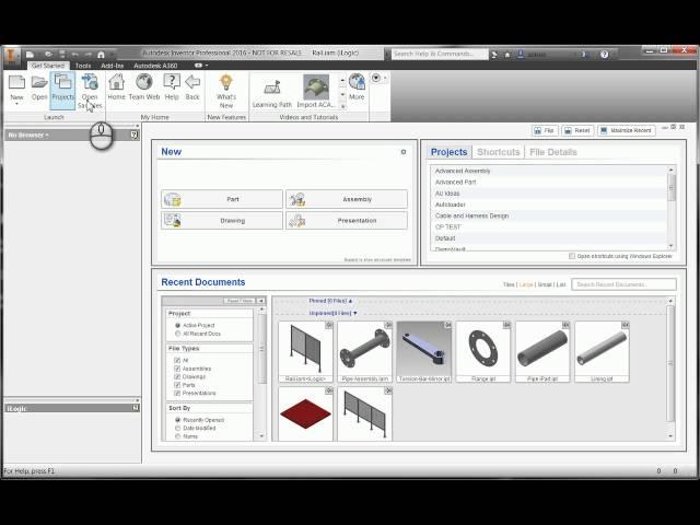 Understanding Inventor Project Files