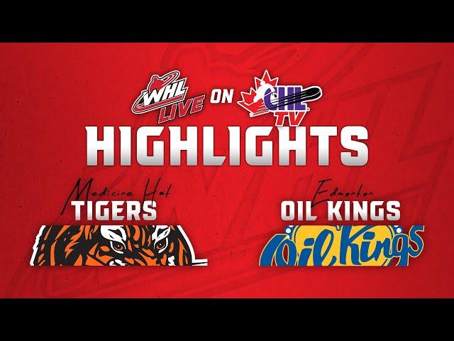 Medicine Hat Tigers at Edmonton Oil Kings 11/22 | WHL Highlights 2024-25