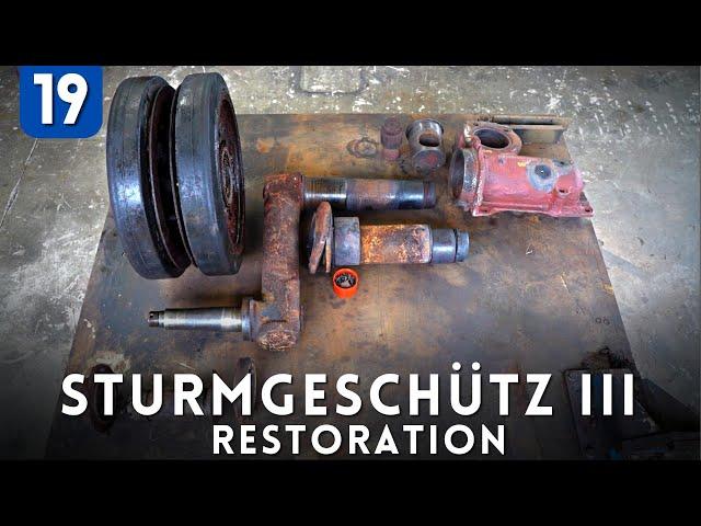 WORKSHOP WEDNESDAY:  How to pull apart original WWII StuG III Swing Arms