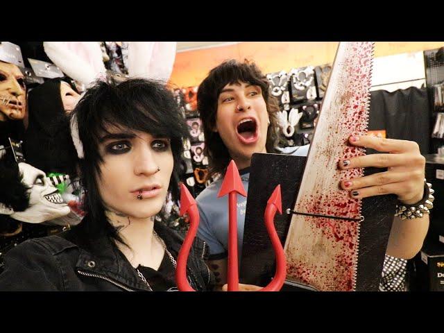 Emos Shopping At Spirit Halloween!