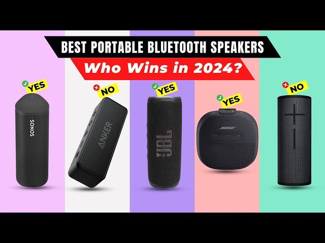 Best Portable Bluetooth Speakers 2024 [watch before you buy]