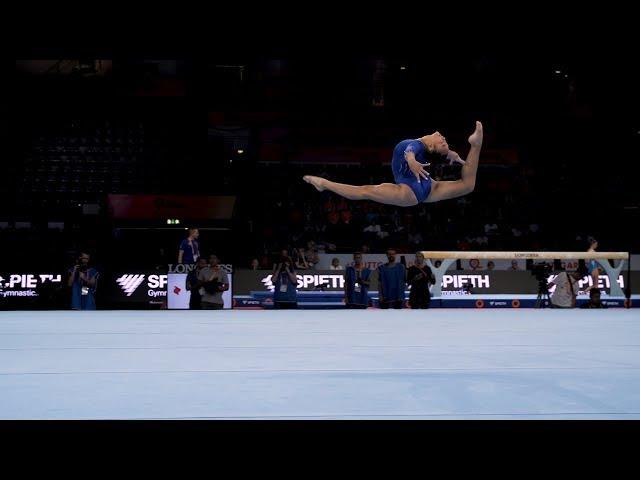 Sunisa Lee (USA) FX - 2019 World Championships - Podium Training