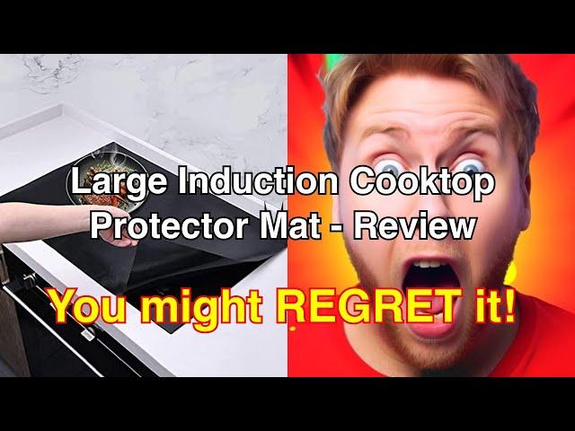 Large induction cooktop protector mat review: protect your stove and cook safely