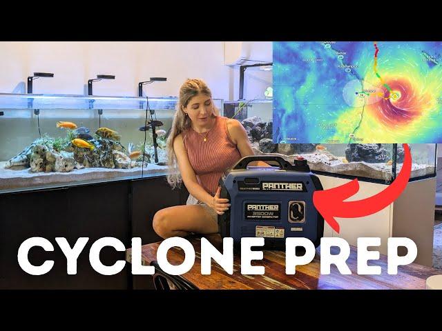 Preparing my Fish Room for CYCLONE ALFRED! (first in 50 years)