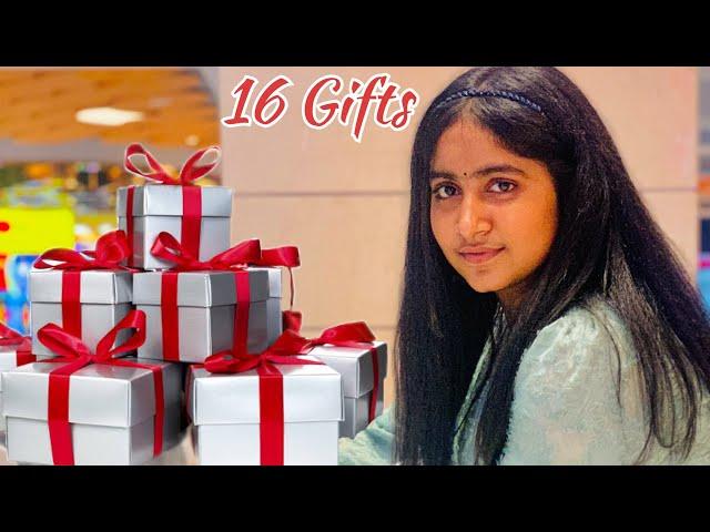 16 Gifts  on her 16th birthday  *Surprise*