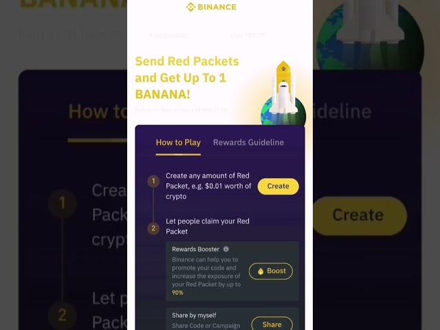 Binance red packet || Binance Crypto || #binance #binancecrypto #bitcoin