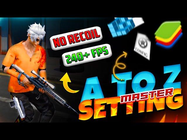 Finally Master All the Secret Paid setting Which Gives 99% Headshots : Bluestacks 5 | MSI 5