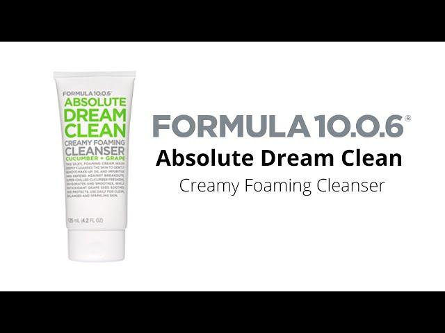 Formula 10.0.6 Absolute Dream Clean Creamy Foaming Cleanser (125ml)