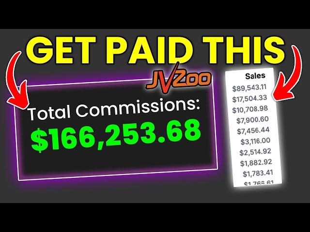 JVZoo Affiliate Marketing Tutorial: Promote JVZoo Products (How I Made $166,235)