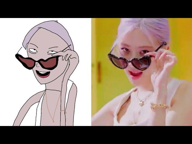 DRAWING MEME MUSIC VIDEO | Blackpink - Ice Cream 19# |