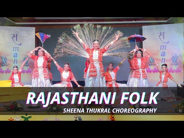 RAJASTHANI FOLK DANCE || WINNER PERFORMANCE || Dance Alley || Sheena Thukral Choreography