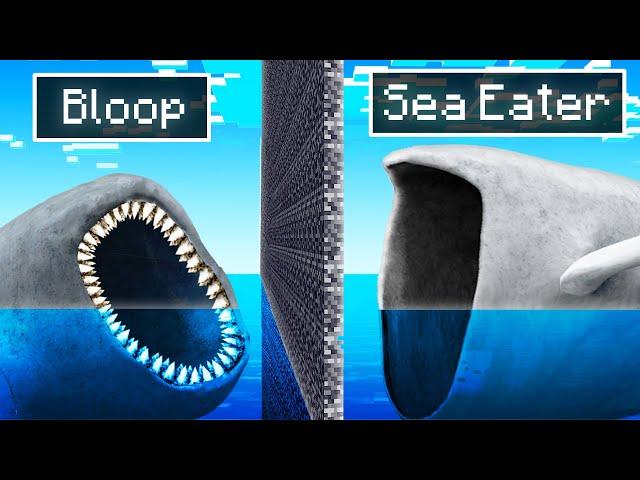 I Fooled My Friend as THE BLOOP vs SEA EATER in Minecraft