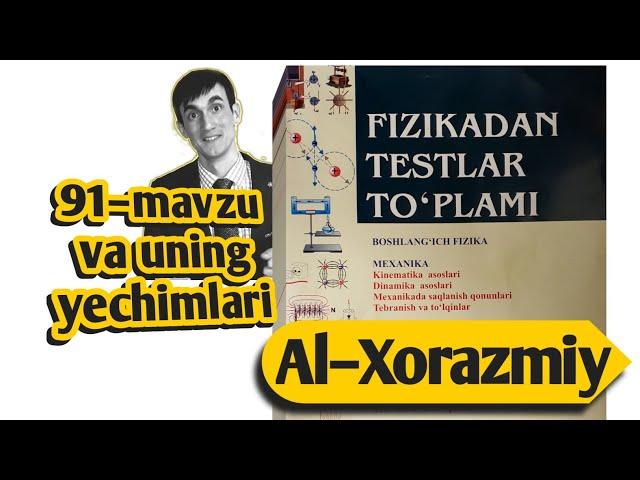 91–mavzu va uning yechimlari | Elektr maydon. Maydon kuchlanganligi | Uzoqov fizika to'plam