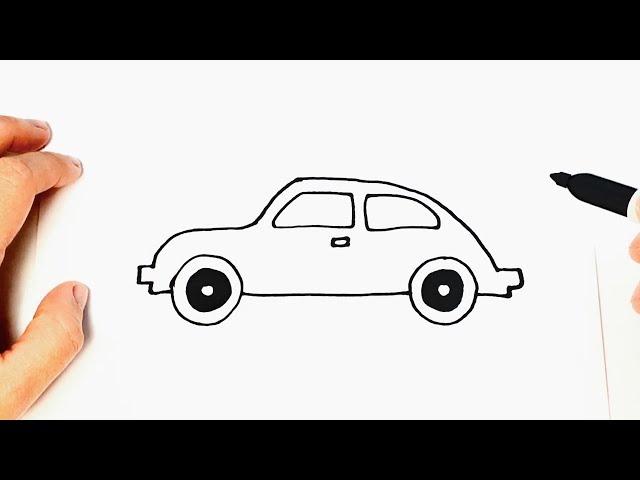 How to draw a Car Step by Step | Car Drawing Lesson