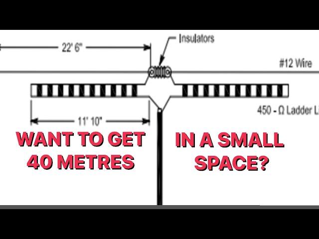 Ham Radio: 40 Metre Dipole In A Small Space