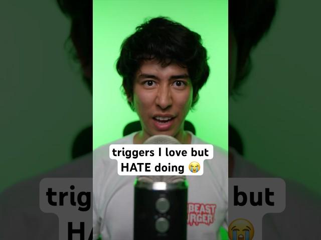 triggers I love but HATE doing  #asmr