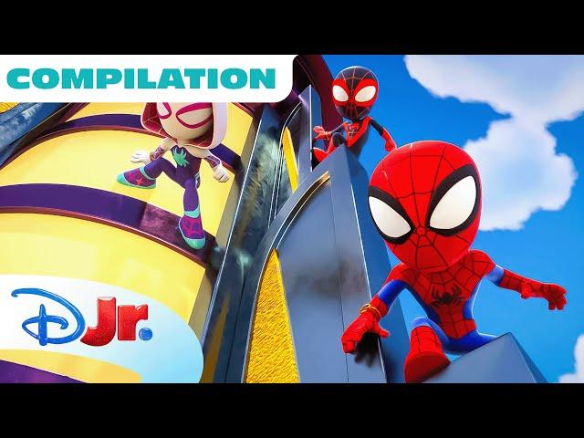 Marvel's Meet Spidey and his Amazing Friends Shorts | Season 3 | 20 Min Compilation | @disneyjr