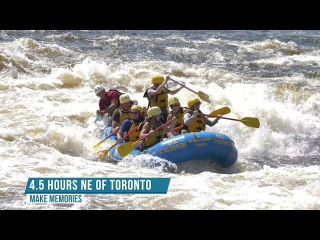 Sport Rafting at Wilderness Tours on the Ottawa River