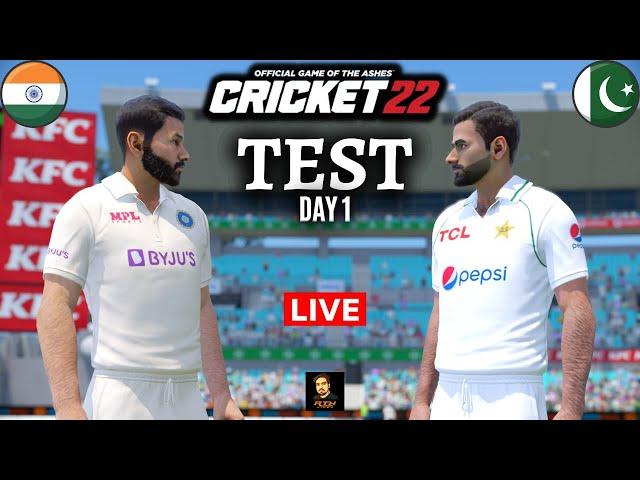 India vs Pakistan Test Match Hardest Difficulty - Cricket 22 Live - RtxVivek | Later RVPL