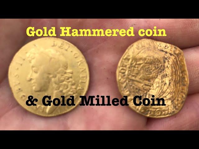 Gold Hammered & Gold Milled Coins Metal Detecting UK