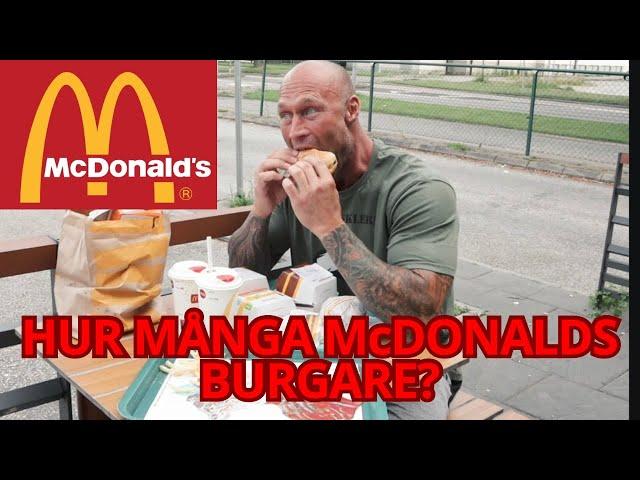 HUR MÅNGA McDONALDS BURGARE KAN JAG ÄTA? RAKT TE MUSKLERNA.