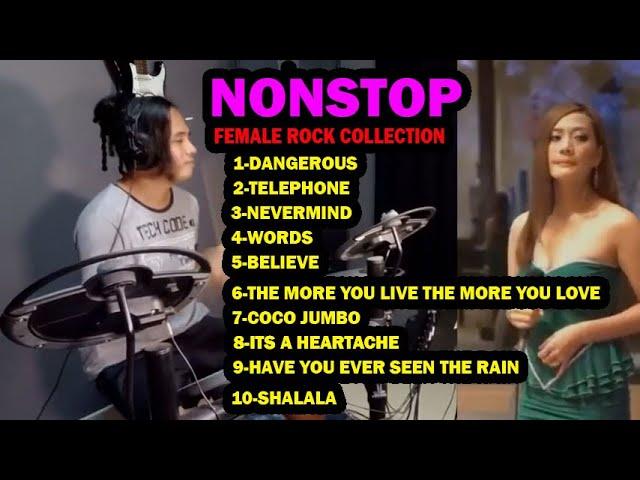 NONSTOP FEMALE ROCK SONG COLLECTION LIVE DRUM COVER