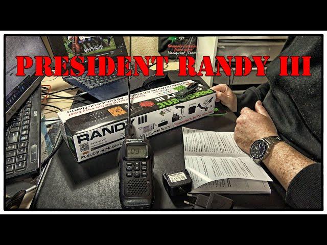 CB-Funk - President Randy III Handfunkgerät - Unboxing (S2F2)