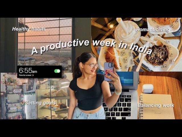 Productive day in my life India *aesthetic* | Study with me, Get my life together, study vlog India