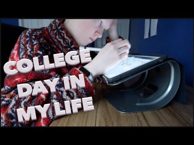 Online College with a Guide Dog // day in the life