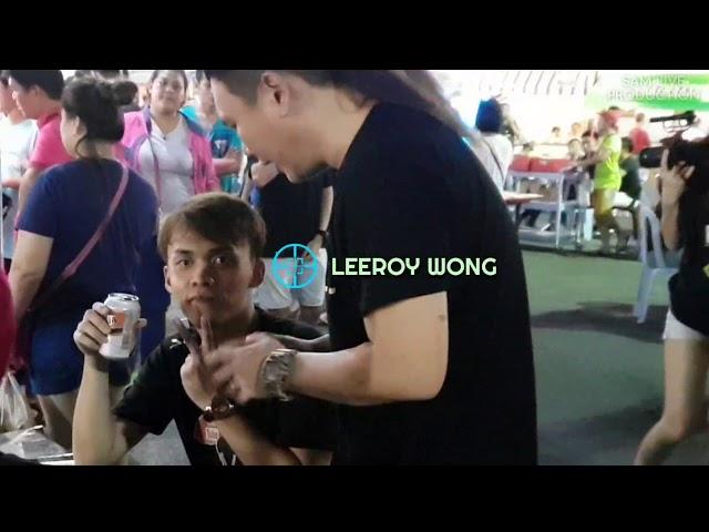 RAMBO CHAI AND LEEROY WONG SPOTTED @ KUCHING FESTIVAL FOOD FAIR 2018