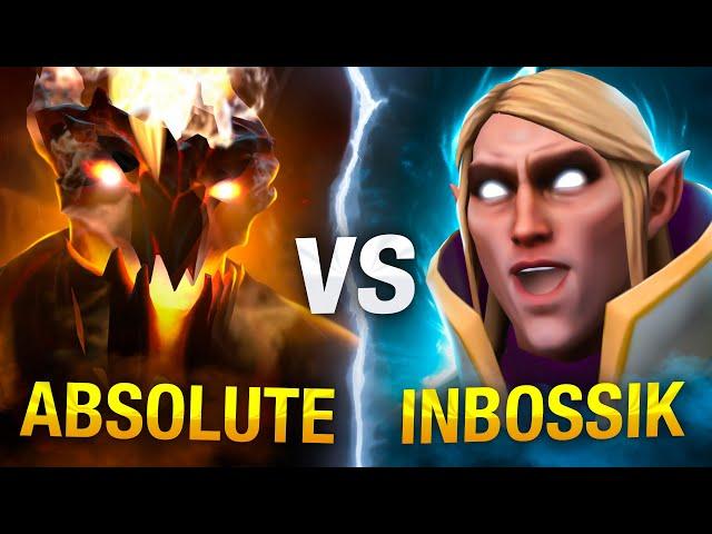 8К ИНВОКЕР vs 9К СФ  ИНБОССИК на ИНВОКЕРЕ против АБСОЛЮТА на СФЕ INBOSSIK DOTA