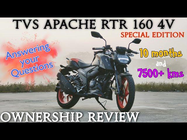 My Ownership Review of TVS Apache RTR 160 4v Special Edition | Answering your Questions in TAMIL