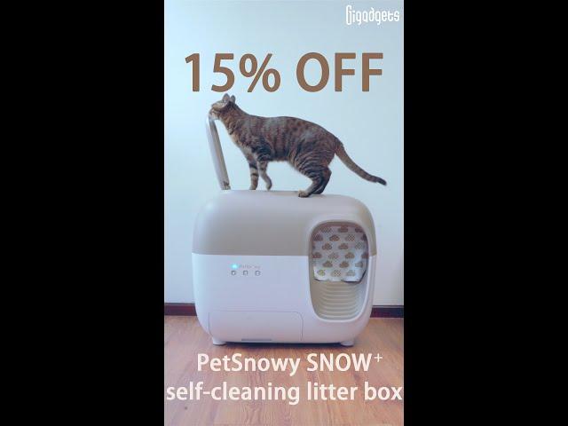 PetSnowy SNOW⁺ self-cleaning litter box