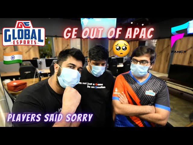 @RushindraSinha On GE Loss Against FCY | PLAYERS REACTION | GE OUT OF APAC | *WE WIN OR WE LEARN*