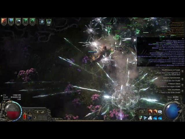 Frost Mages Witch Infernalist T18 Map & Boss and Trialmaster Showcase - Path of Exile 2