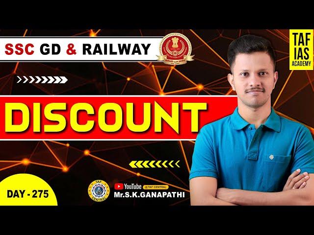  DISCOUNT| SSC - GD & RAILWAY |  Taf central  #sscmts2023